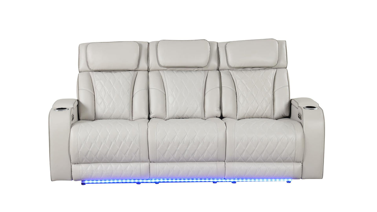 Fortuner Power Reclining Sofa Set with Surround Sound, Massage & LED Lighting