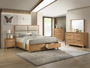 Florian Upholstered Storage Platform Bedroom Set