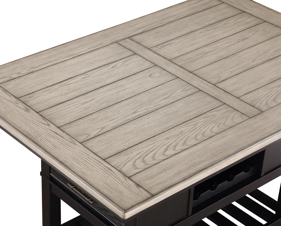 Wooden table top with a grid pattern on a white background