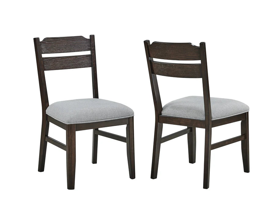 Higgins Dark Wood Dining Set with Bench | Classic Elegance