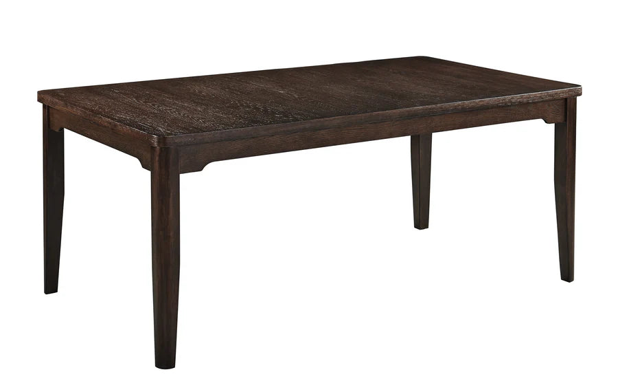 Higgins Dark Wood Dining Set with Bench | Classic Elegance