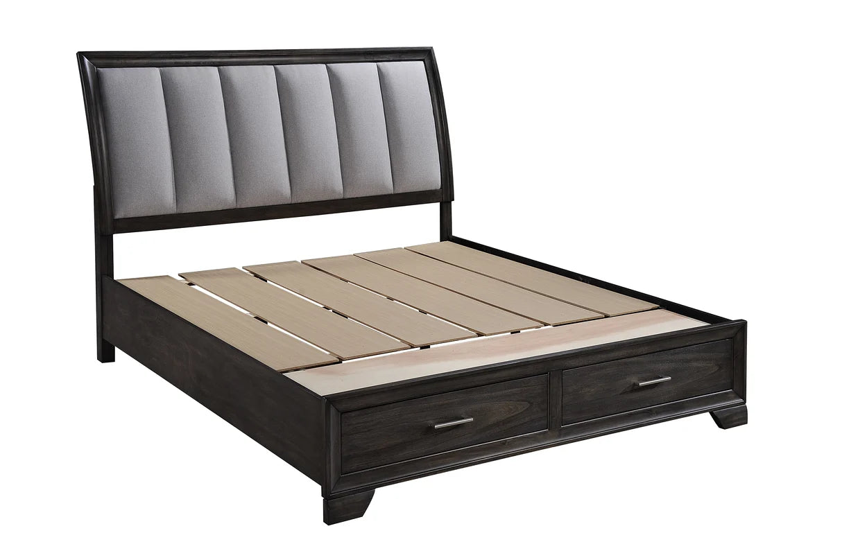 Jaymes Upholstered Platform Storage Bed