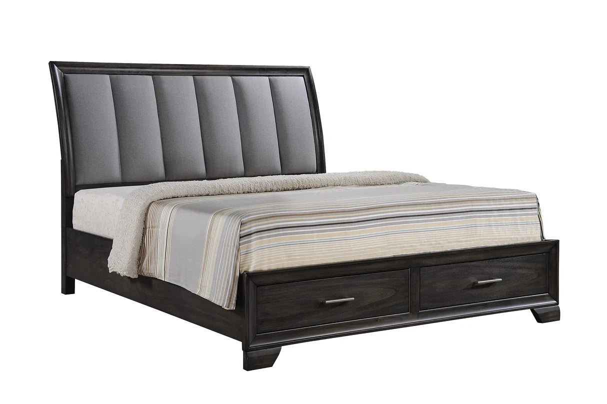 Jaymes Upholstered Platform Storage Bed