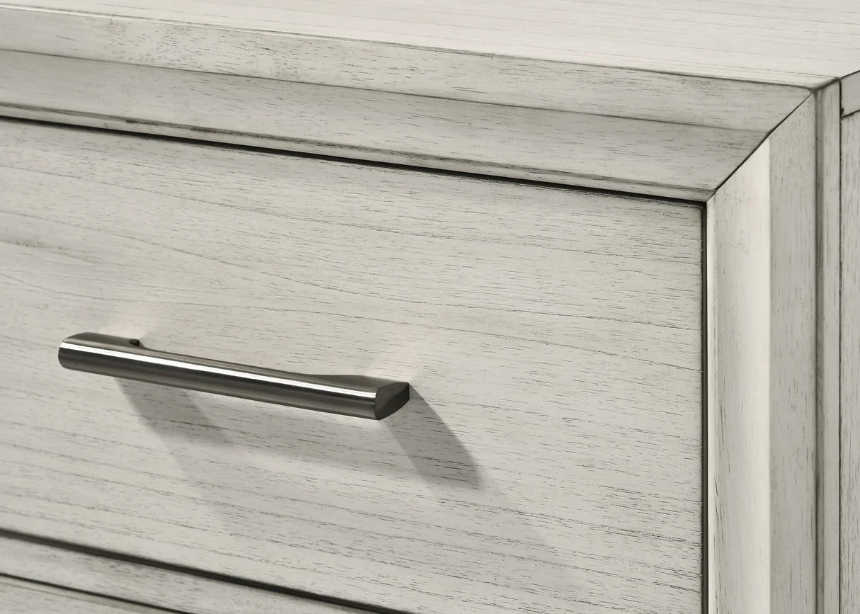 Jaymes Mist Upholstered Storage Bedroom Set