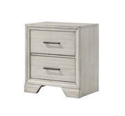 Jaymes White Mist 2-Drawer Nightstand