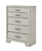 Jaymes White Mist Tall Chest of Drawers
