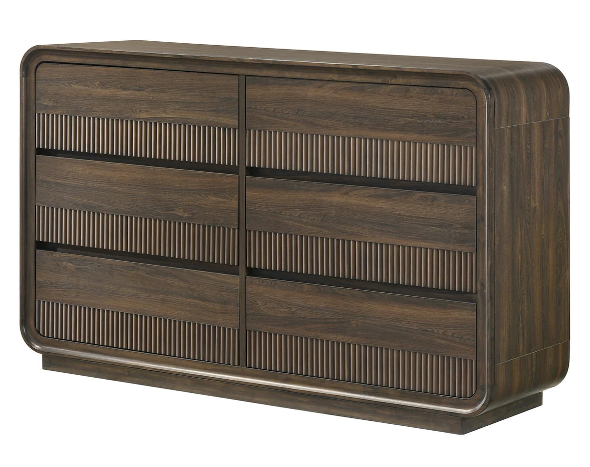 Kinkaid Bedroom Set in Rich Brown Finish
