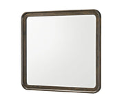 Kinkaid Arched Dresser Mirror in Warm Wood-Tone Finish