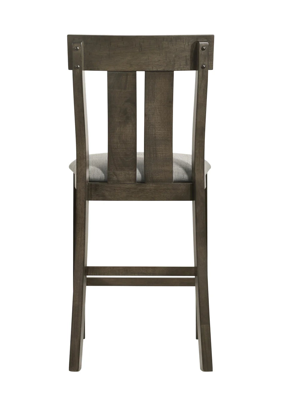 Lloyd Counter Height Dining Set with Trestle Base, Chairs & Bench | Rustic Farmhouse Dining Collection