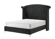 Lucinda Tufted Wingback Upholstered Bed