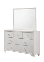 Lyssa Frost White 7-Drawer Dresser