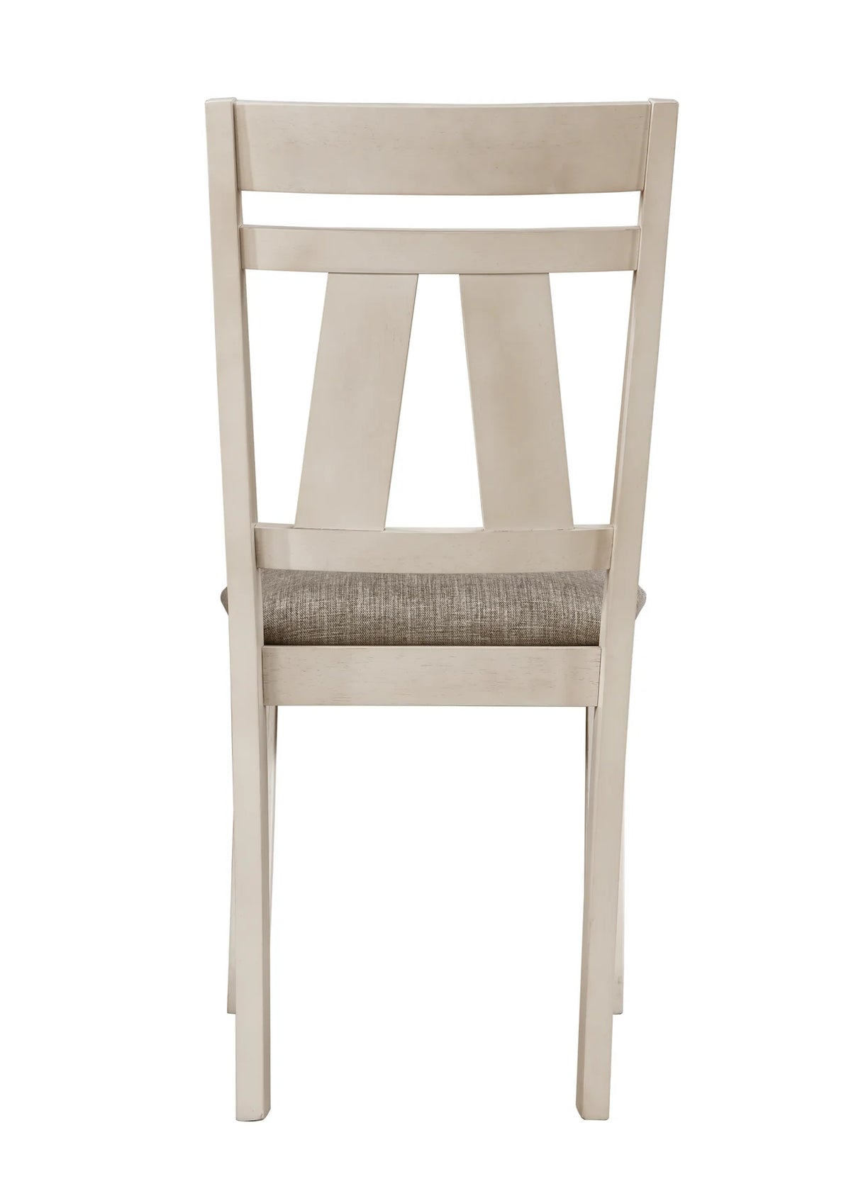 Maribelle Chalk-Grey Trestle Dining Set with Upholstered Seating