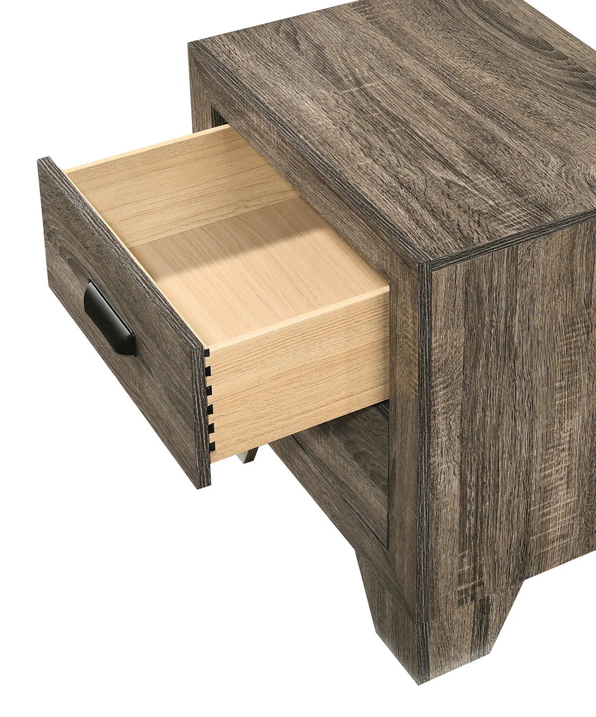 Millie Grey Wood Grain Nightstand