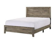 Millie Weathered Grey Panel Bed