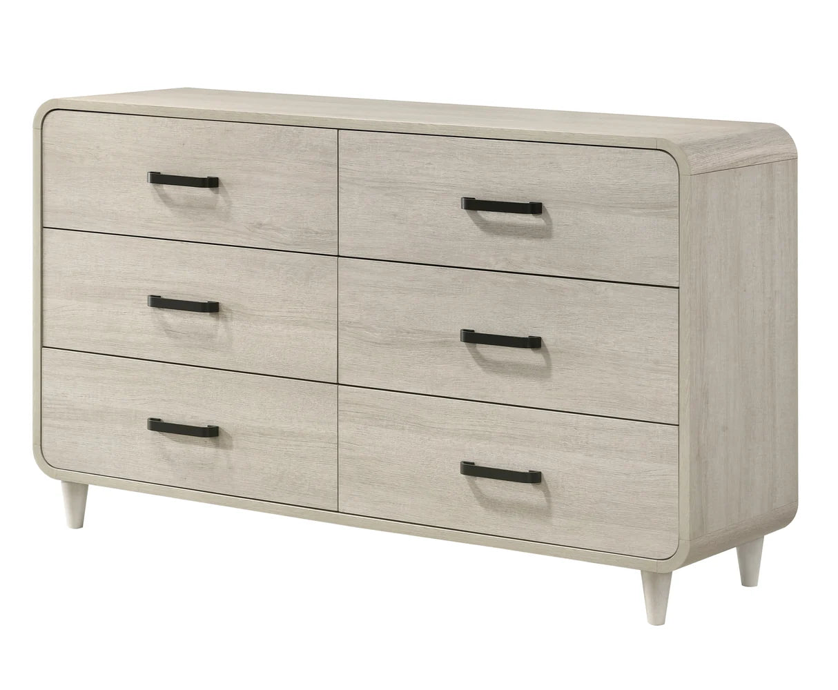Nyomi Upholstered Bedroom Set with Channel-Tufted Headboard