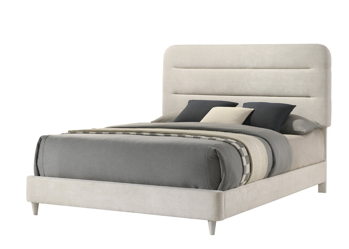Nyomi Upholstered Bedroom Set with Channel-Tufted Headboard