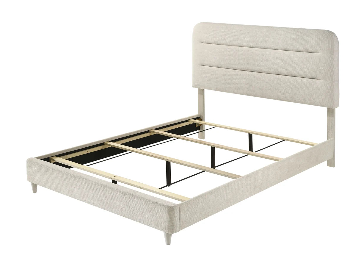 Nyomi Upholstered Bedroom Set with Channel-Tufted Headboard