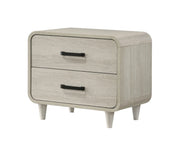 Nyomi White 2-Drawer Nightstand