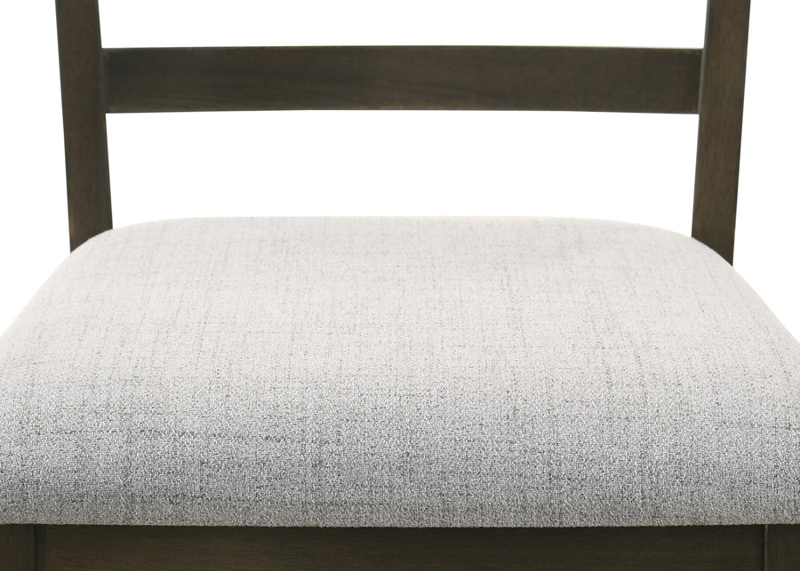 Oakly Counter Height Dining Set with Drop Leaves & Lazy Susan | Two-Tone Contemporary Dining