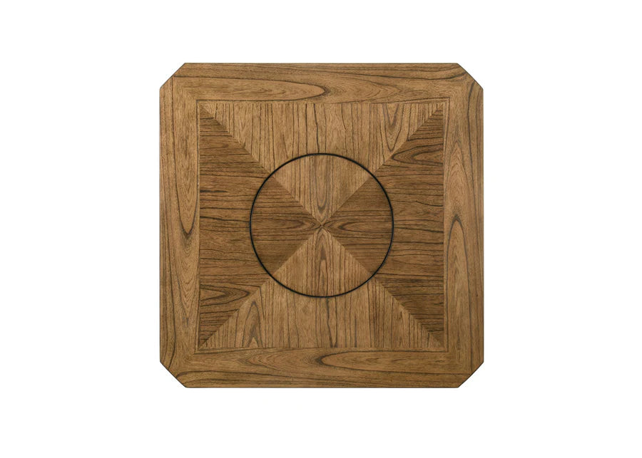 Oakly Counter Height Dining Set with Drop Leaves & Lazy Susan | Two-Tone Contemporary Dining
