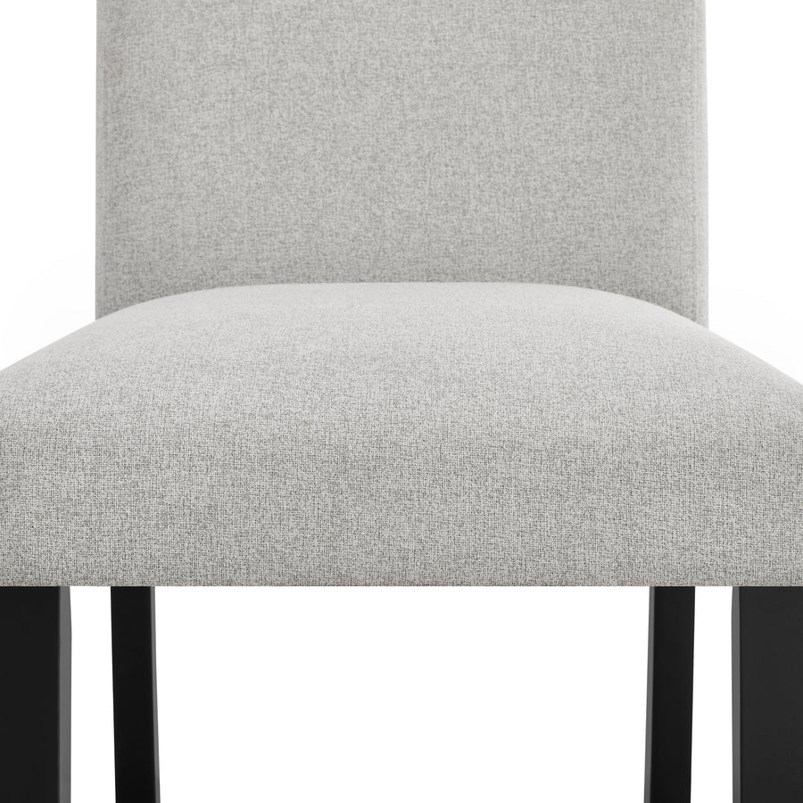 Parkside Counter Height Dining Set with Marble-Look Tabletop & Upholstered Chairs | Contemporary Dining Style