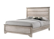 Patterson Panel Bed - Weathered White Finish