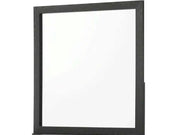 Pepe Black Dresser Mirror with Gold Accents