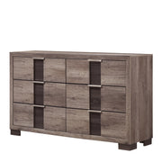 Rangley Grey/Brown 6-Drawer Dresser