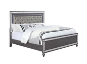 Refino Upholstered Platform Bed with LED Headboard