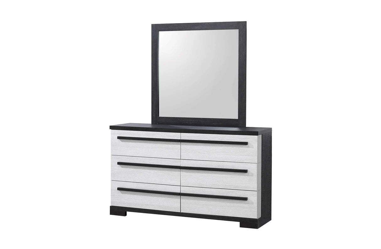 Remington Two-Tone Panel Bedroom Set