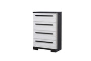 Remington Chalk & Ebony 5-Drawer Chest