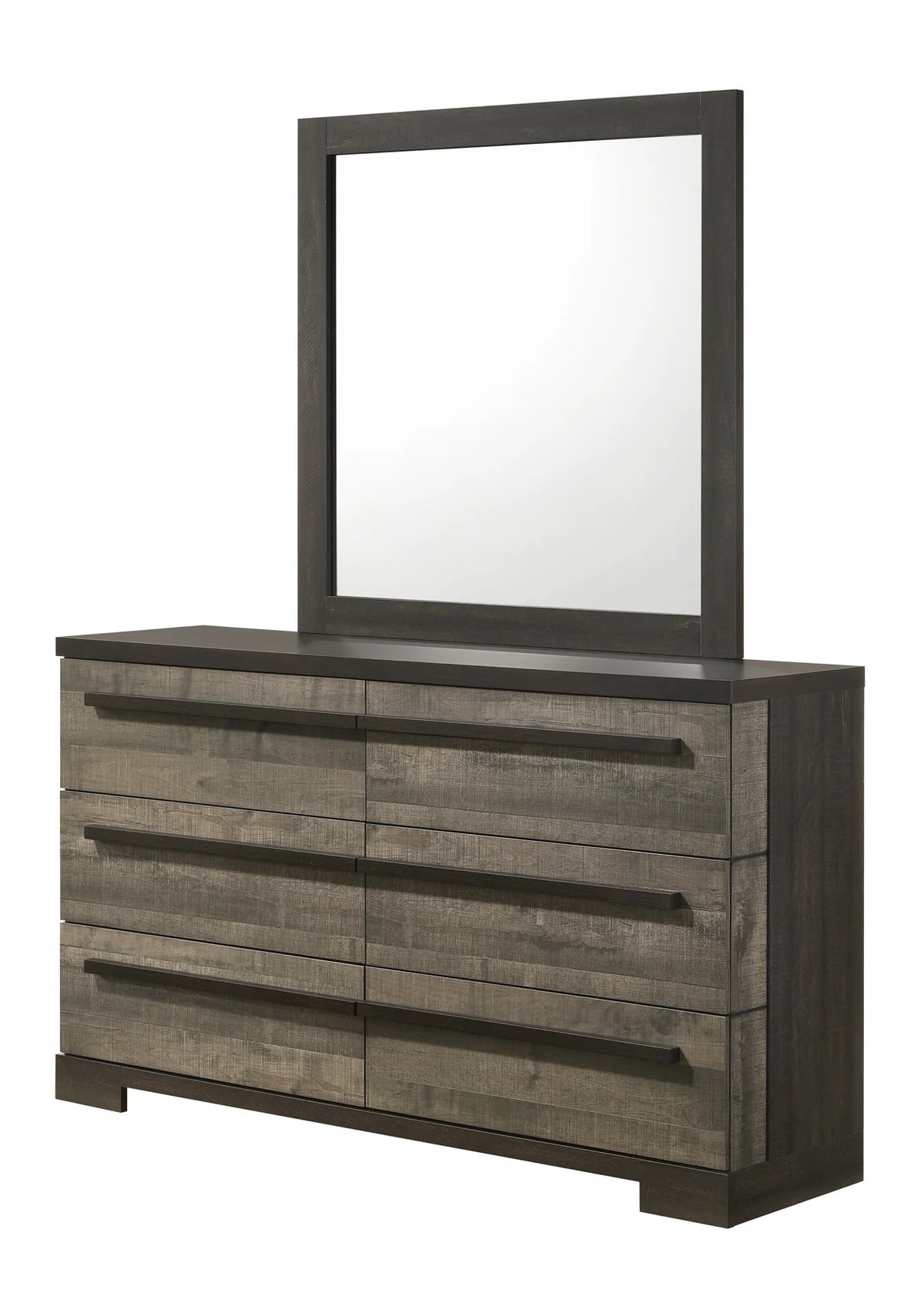 Remington Two-Tone Rustic Panel Bedroom Set