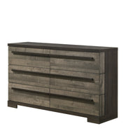 Remington Gray & Ebony Wood-Look Dresser