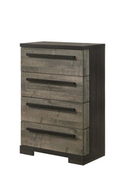 Remington Gray & Ebony 5-Drawer Chest
