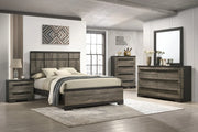 Remington Two-Tone Rustic Panel Bedroom Set