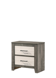 Rhett Two-Tone Nightstand with Drawer Storage