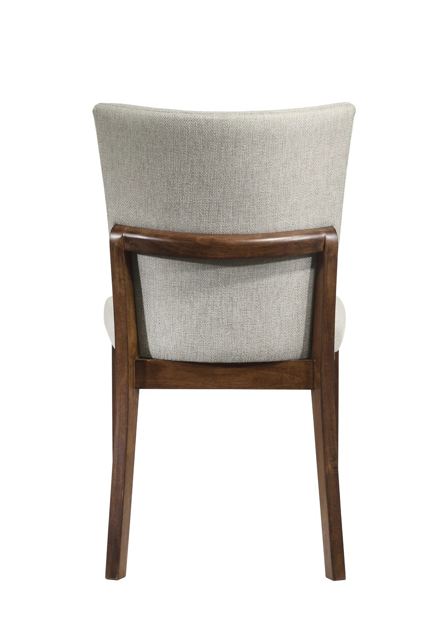 Salerno Dining Set with Upholstered Chairs & Bench | Modern Mid-Century Dining Collection