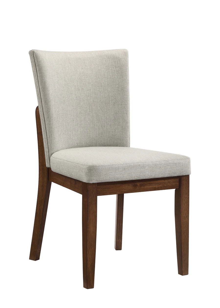 Salerno Dining Set with Upholstered Chairs & Bench | Modern Mid-Century Dining Collection