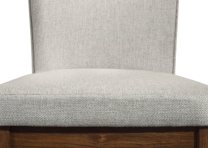 Salerno Dining Set with Upholstered Chairs & Bench | Modern Mid-Century Dining Collection