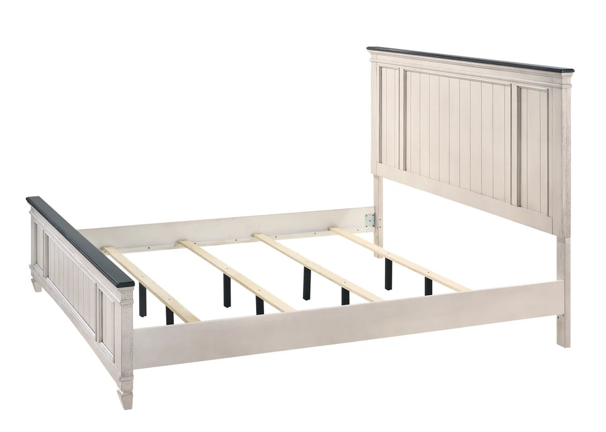 Sawyer Two-Tone Panel Bed
