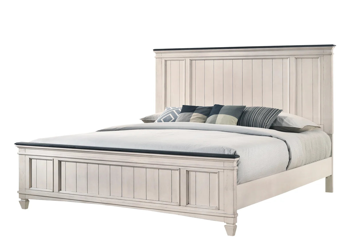 Sawyer Two-Tone Panel Bed