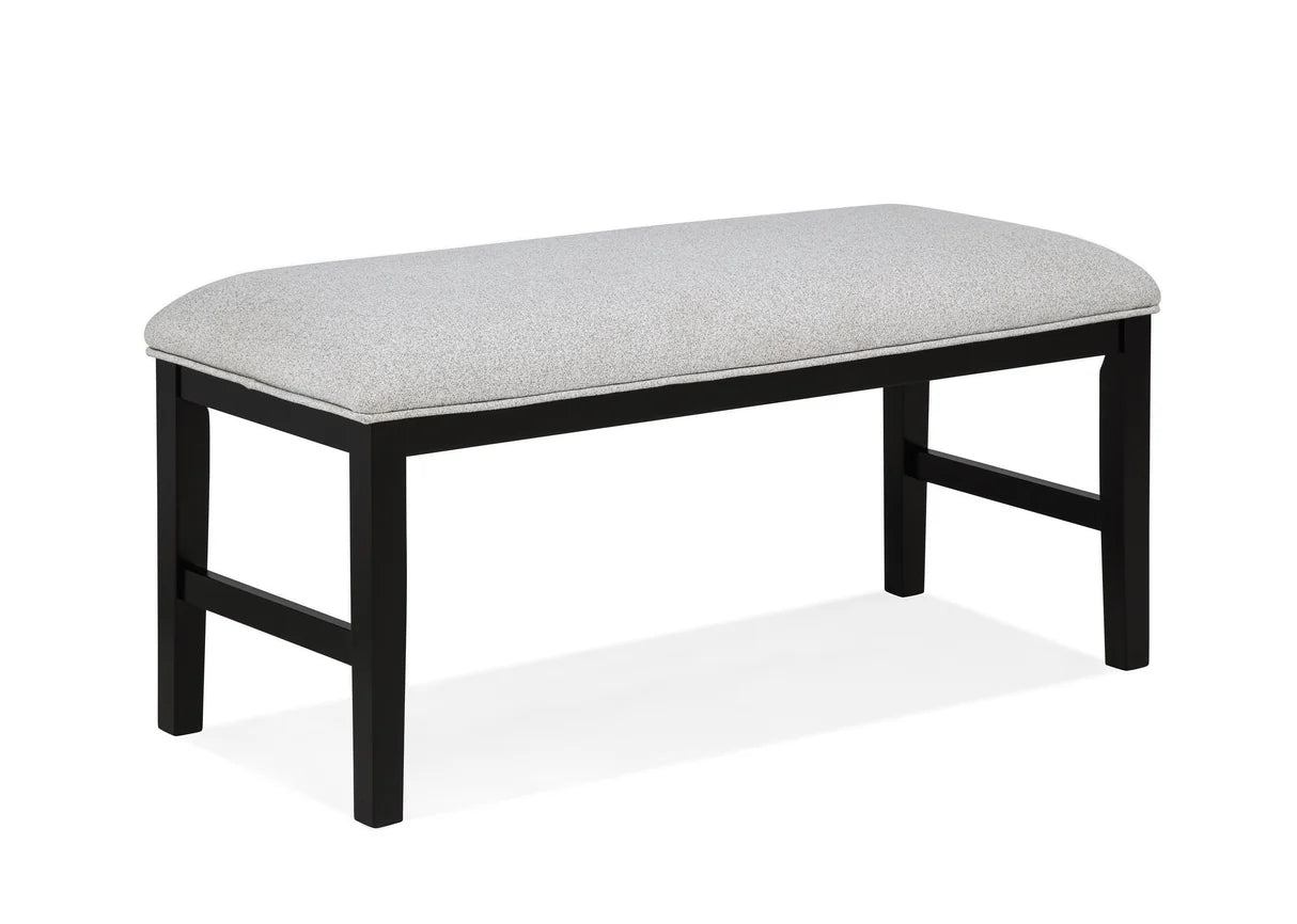 Sebastian Dining Set with Upholstered Chairs & Bench