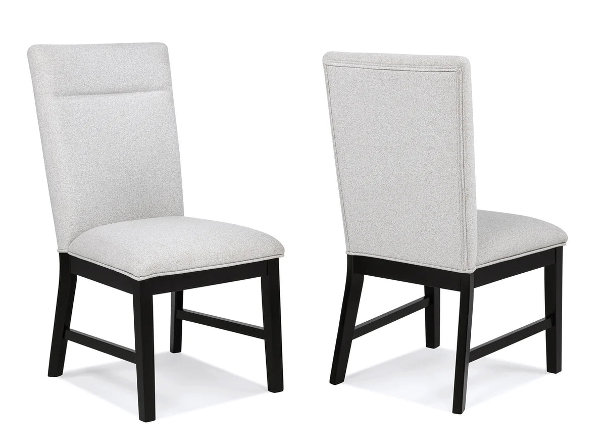 Sebastian Dining Set with Upholstered Chairs & Bench