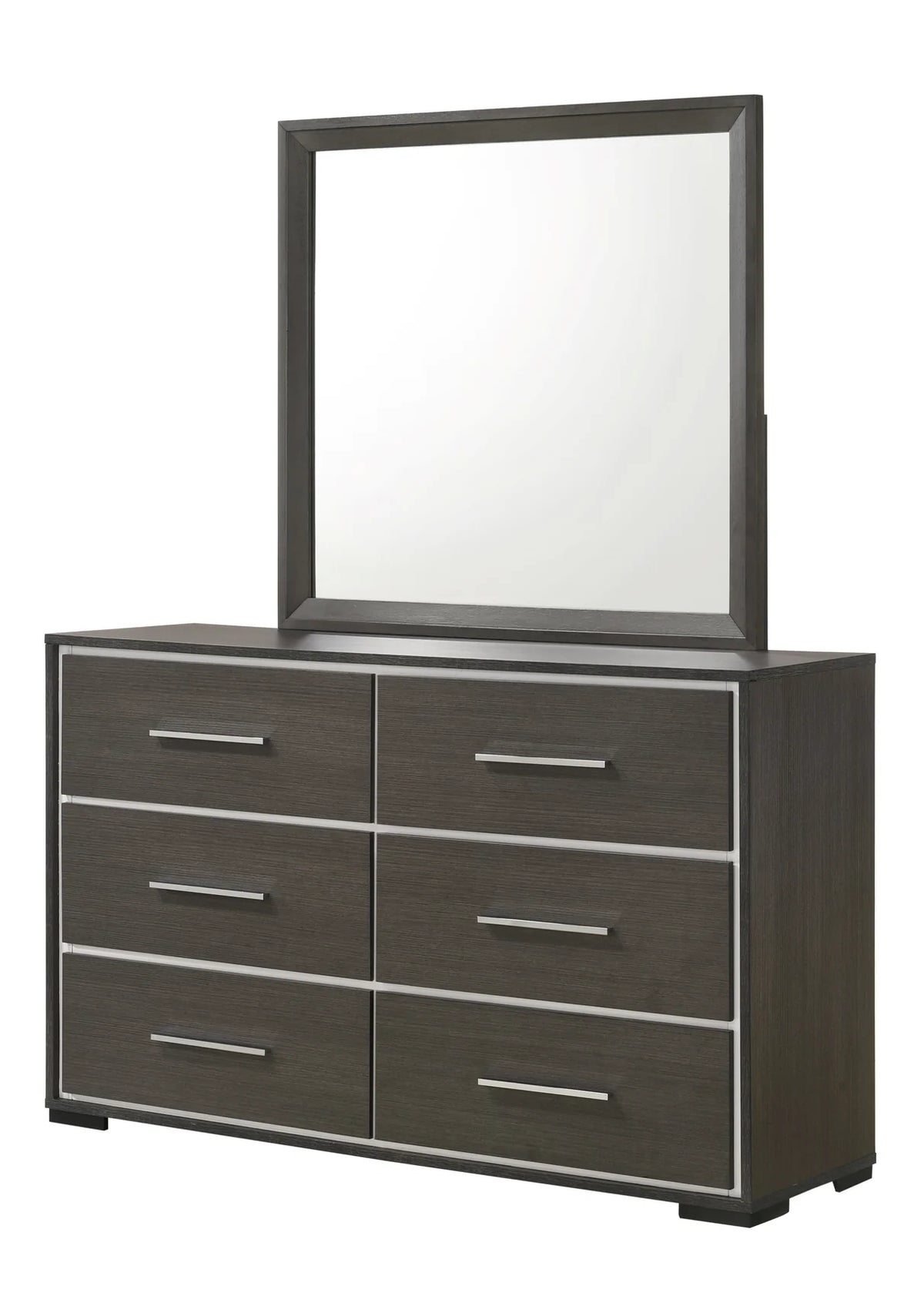 Sharpe Tufted Bedroom Set with Metallic-Trim Accents