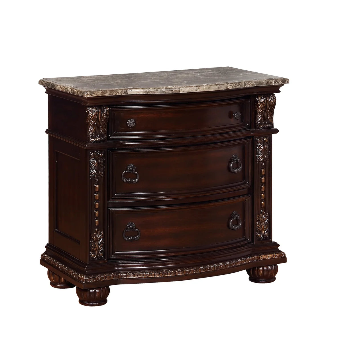 Stanley Traditional Cherry Sleigh Bedroom Set