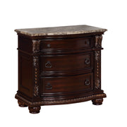 Stanley Traditional Carved Nightstand