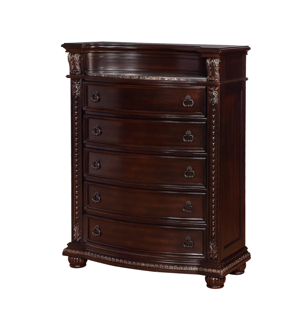 Stanley Traditional Cherry Sleigh Bedroom Set