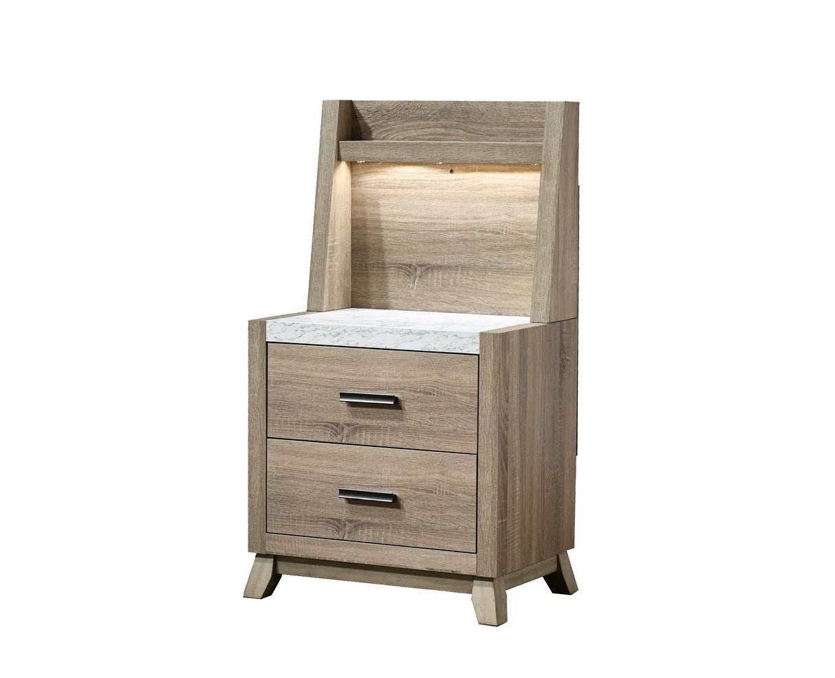 Tilston Light Wood Bedroom Set
