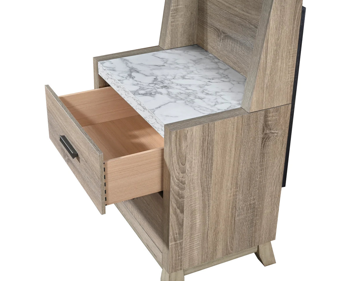 Tilston Light Wood Bedroom Set