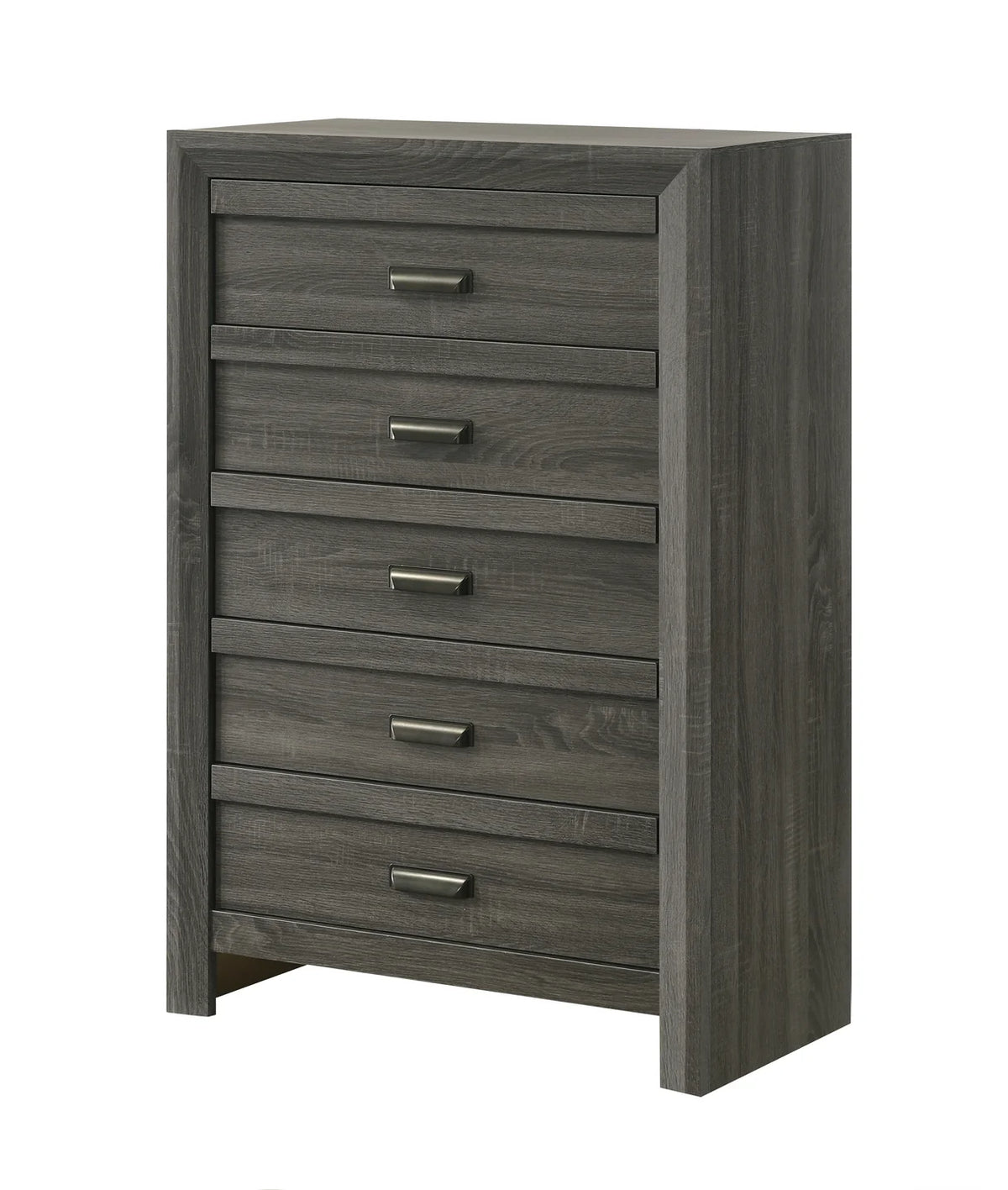 Valor Grey Chevron Panel Bedroom Set